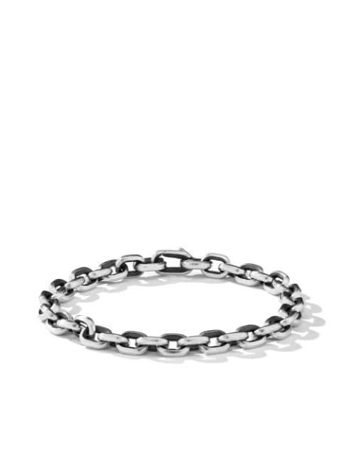 David Yurman sterling silver Deco Chain Link bracelet