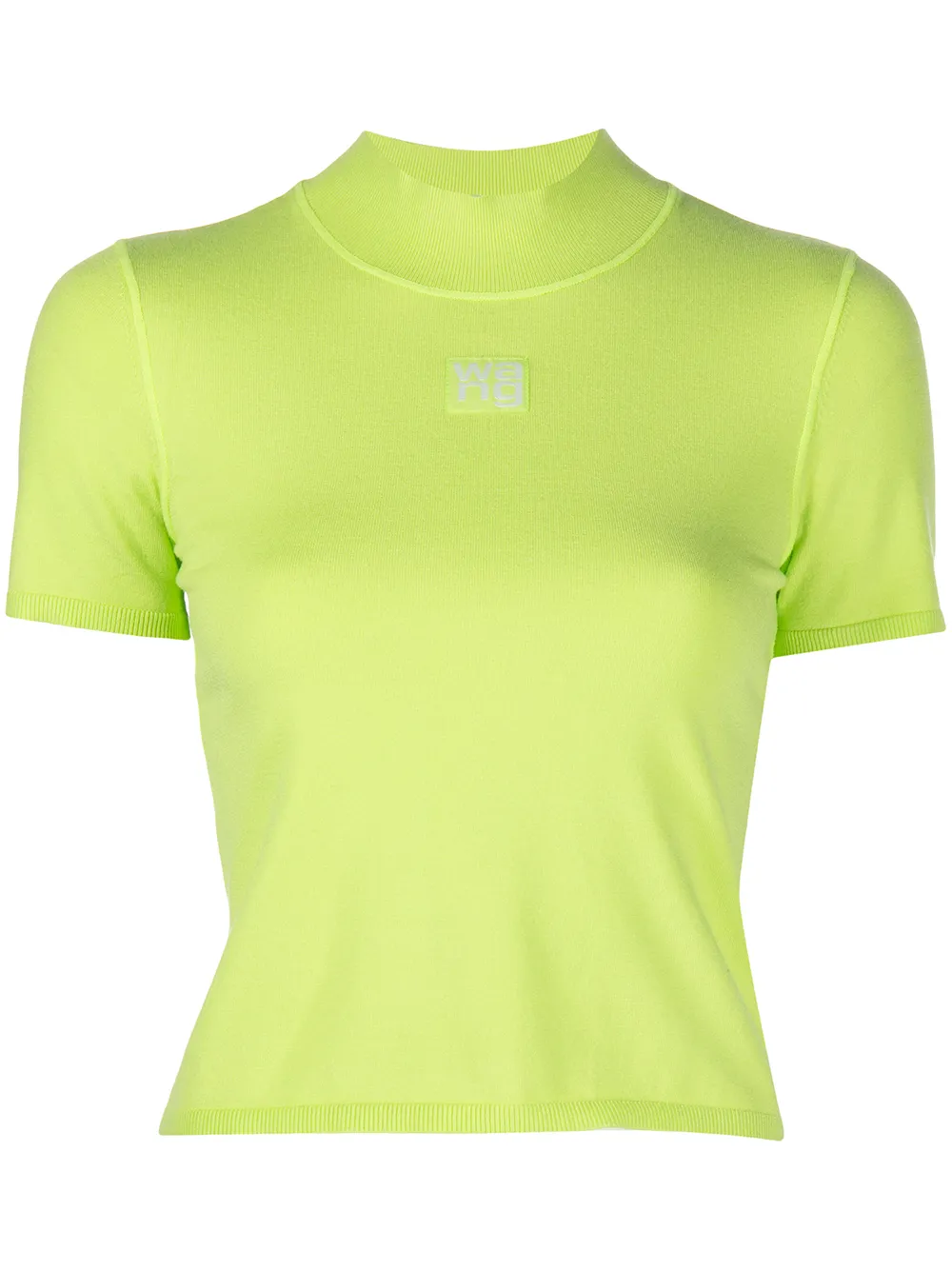 

Alexander Wang fine-knit turtle neck top - Green