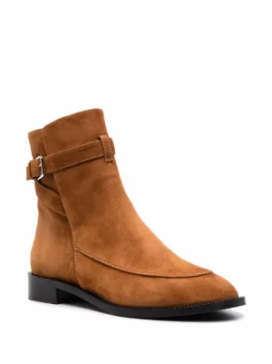 ショートブーツ・ブーティ SCAROSSO SS22 Eugenia Blu Scamosciata (EUGENIACHELBLUSUED) Scarosso Boots for Women | FARFETCH US