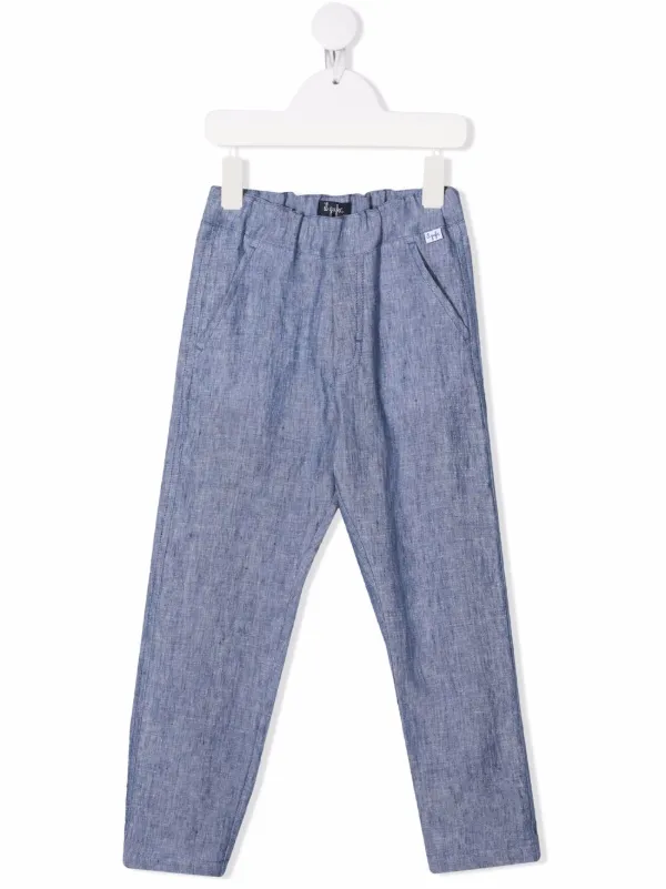 Il Gufo Elasticated Linen Trousers 