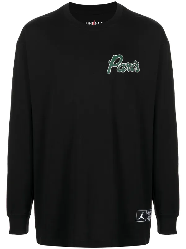 Nike logo-print long-sleeve T-shirt 