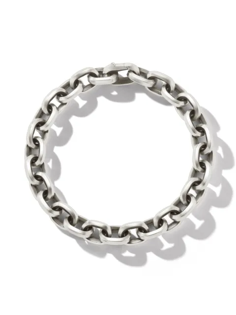 David Yurman sterling silver Deco chain-link bracelet (9.5mm)