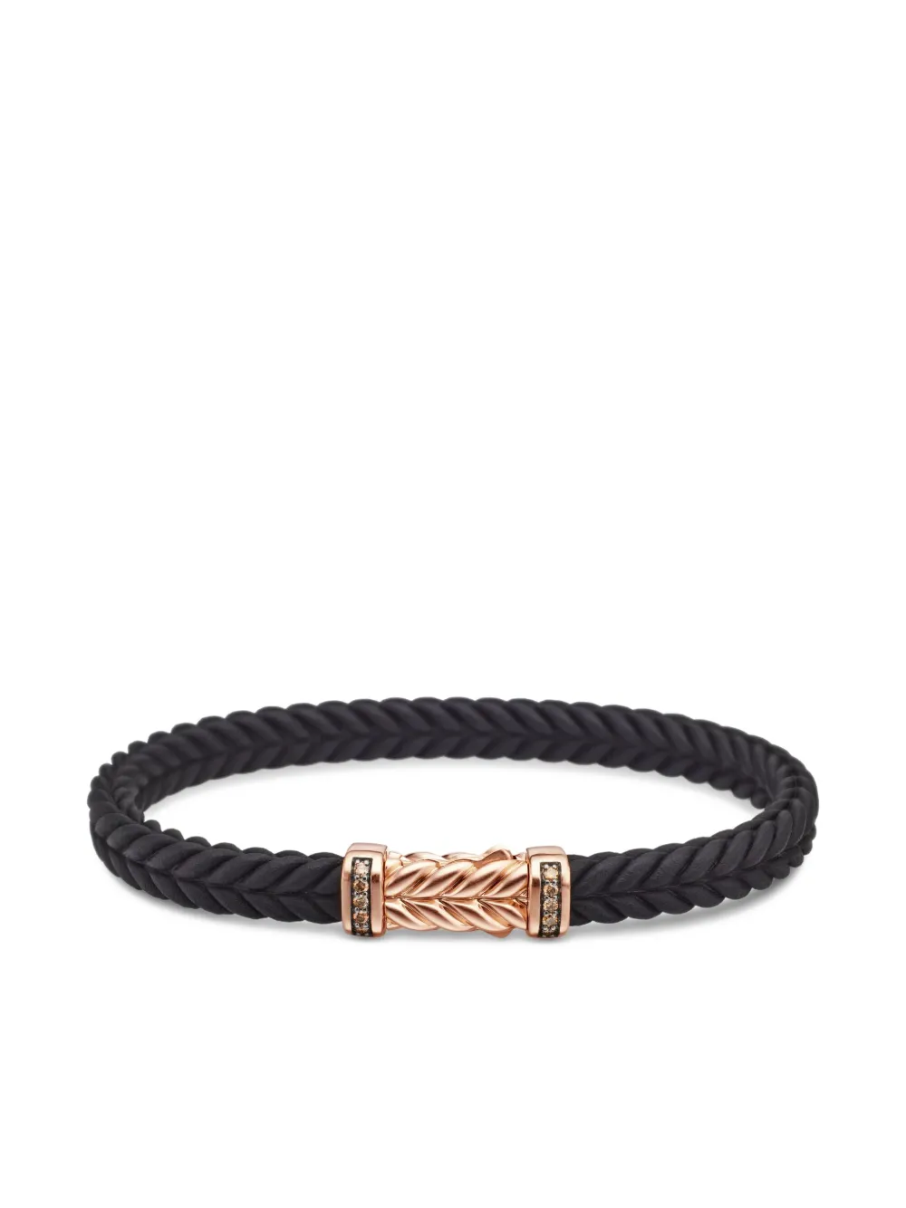 18kt Rose Gold Chevron Bracelet (6mm)