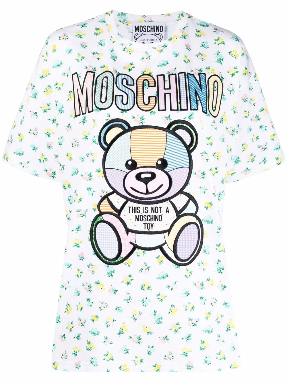 

Moschino playera con motivo Teddy Bear - Blanco