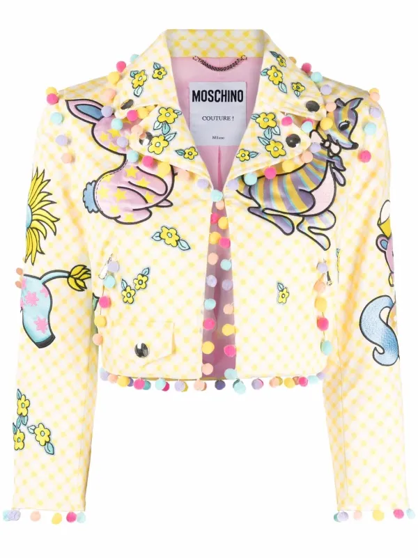 moschino cropped jacket