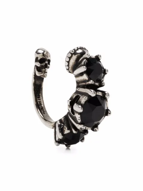 Alexander McQueen قرط ماسك نحاس
