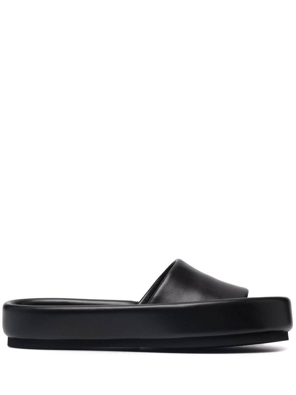 

KHAITE sandalias con puntera abierta - Negro