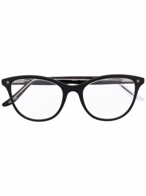 Snob Brille mit getönten Clip-On-Gläsern