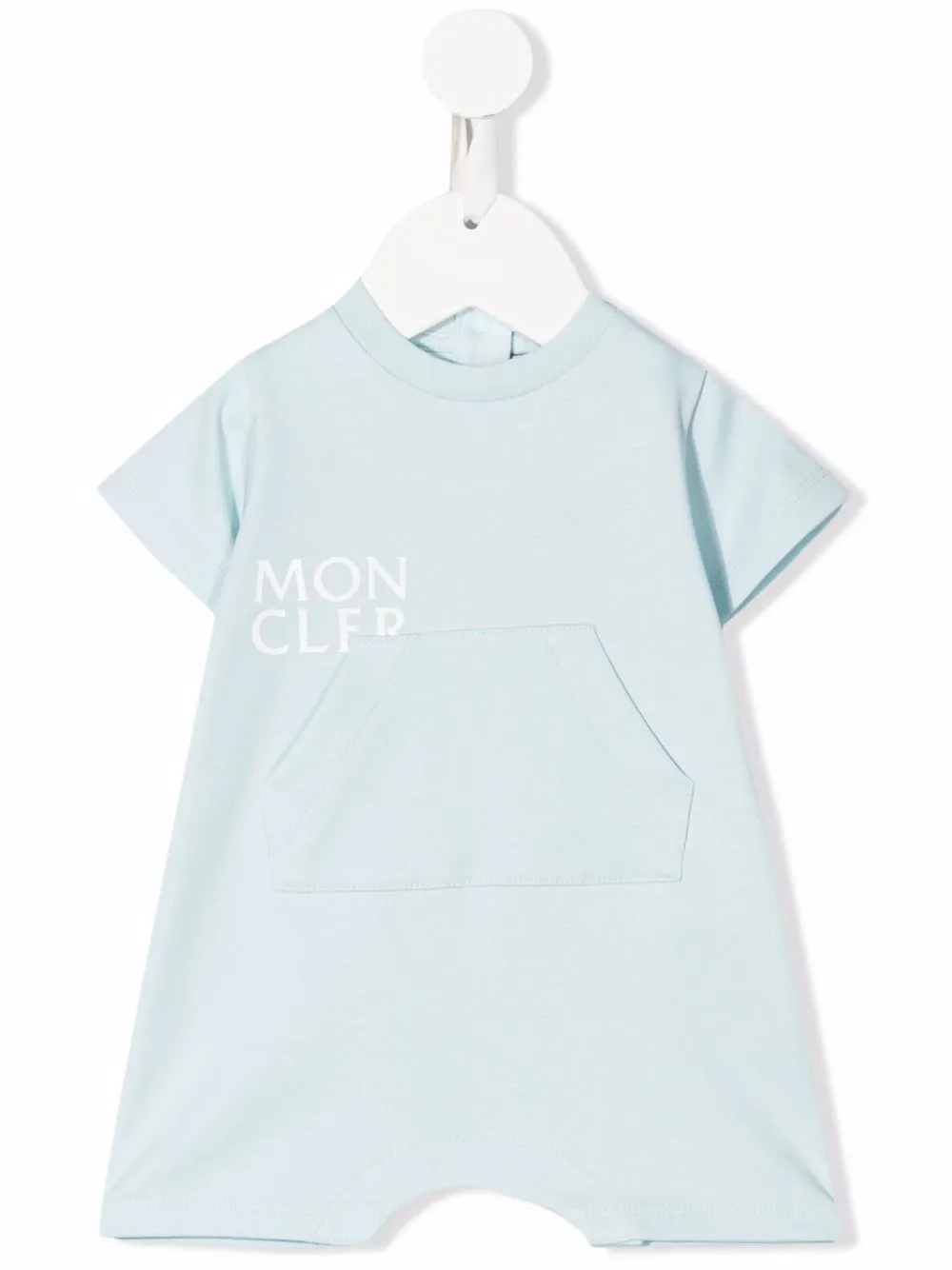 

Moncler Enfant romper con logo estampado - Azul