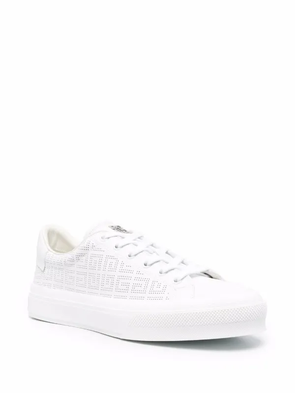 【GIVENCHY】 4G City Sneakers Givenchy City In 4G low-top Sneakers | White | FARFETCH PL