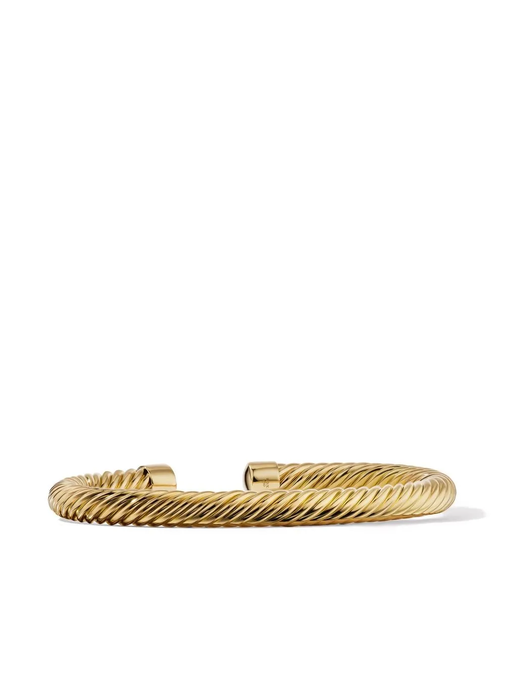 7mm 18kt yellow gold Cablespira cuff