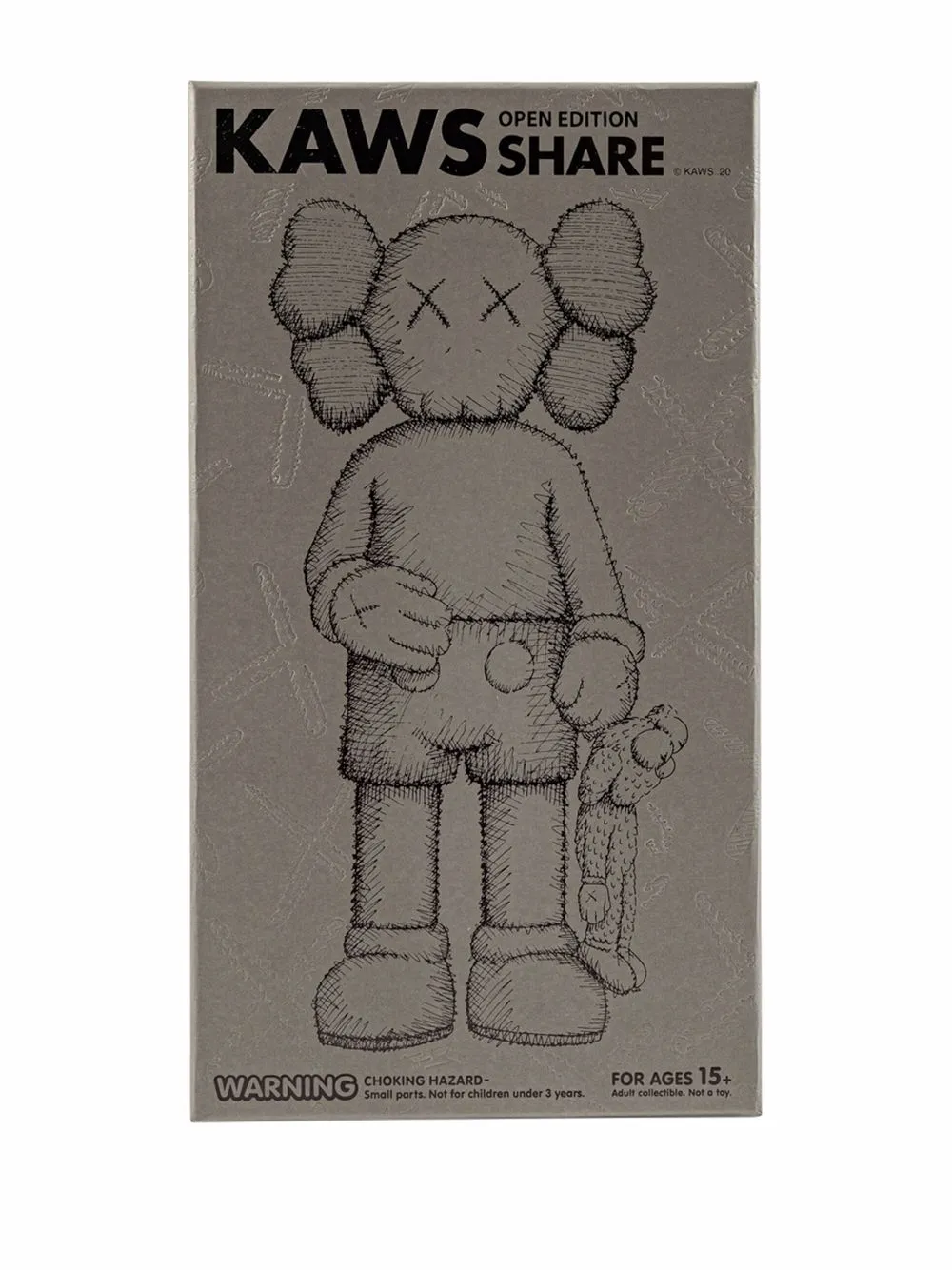 Kaws Collectible Share Figure "2020" In Braun