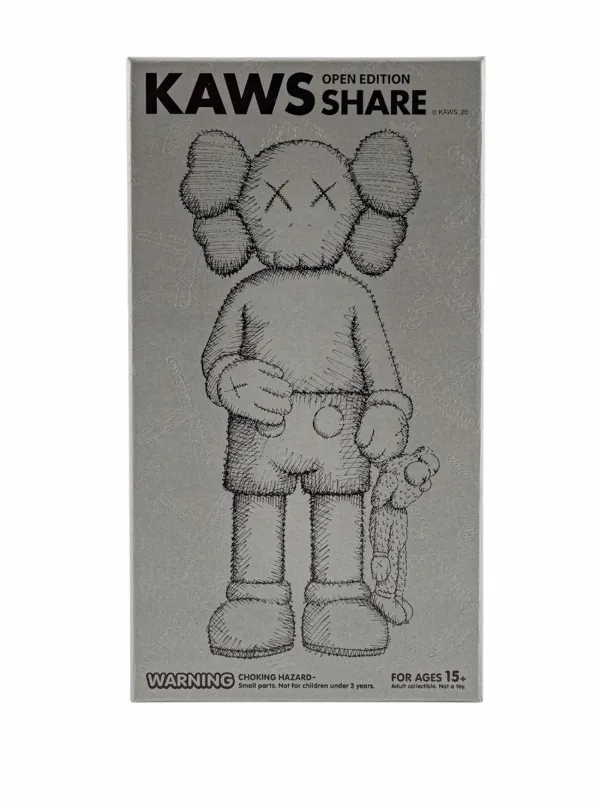 KAWS Share Vinyl Figure Grey - US