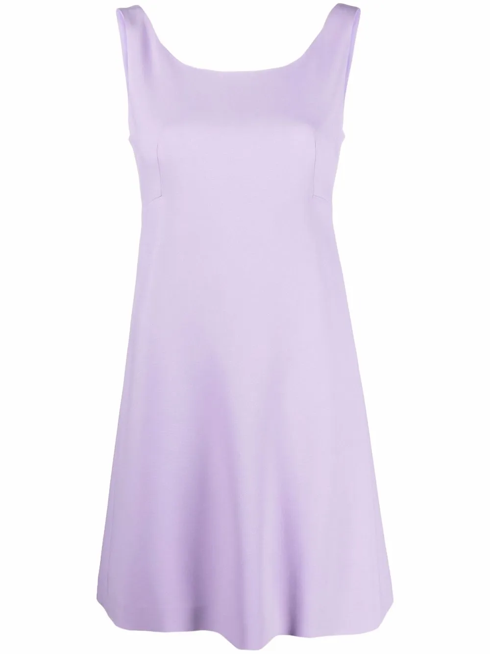 

Moschino scoop-neck sleeveless dress - Purple