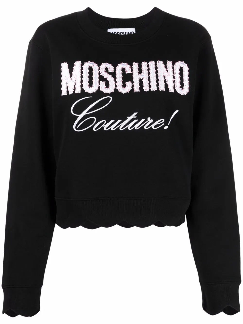 

Moschino sudadera con logo estampado - Negro