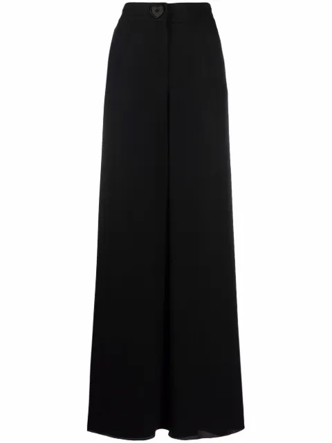 Moschino high-waisted flared trousers