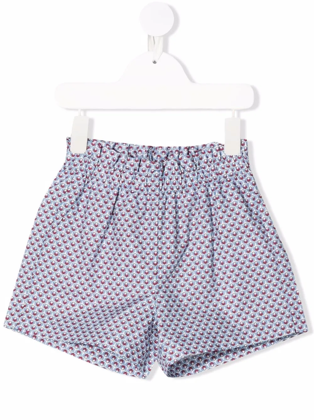 

Il Gufo flower pattern shorts - Blue