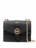Michael Kors Greenwich Small Saffiano leather bag - Black