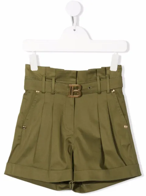 Balmain Kids شورت مفصل بشعار الماركة