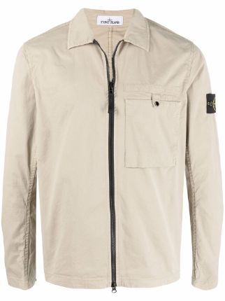 stone island bellow pocket overshirt