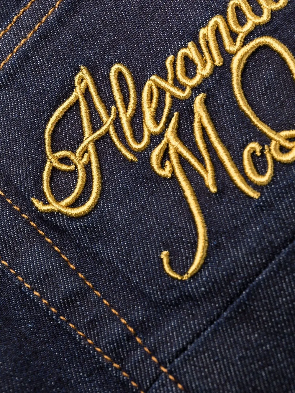 image 6 of alexander mcqueen 亚历山大·麦昆 logo刺绣紧身牛仔裤