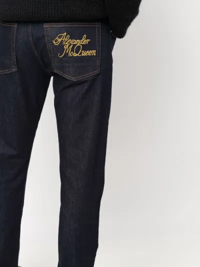 Sale Alexander McQueen embroidered logo 