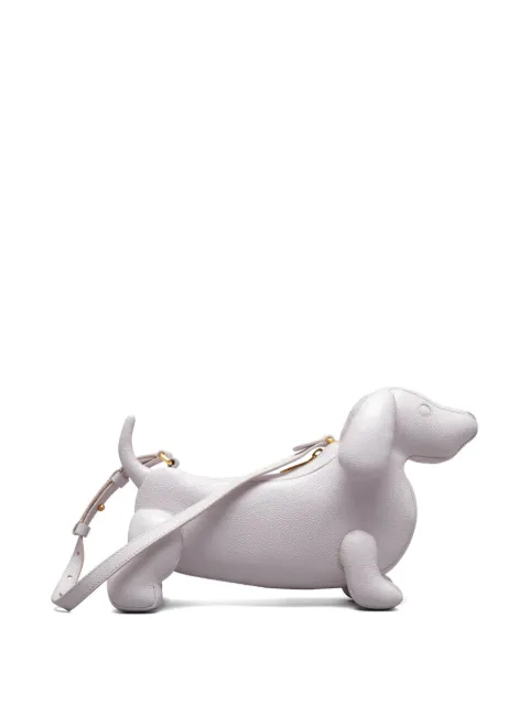 Thom Browne Hector pebbled leather shoulder bag