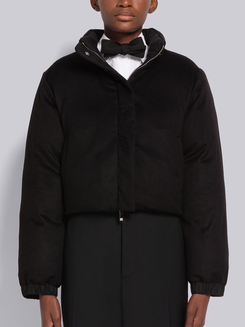 Jacket Weight Cashmere Reversible Down Jacket Thom Browne Official