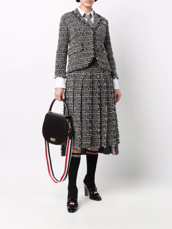 Thom Browne RWB プリーツスカート | ブラック | FARFETCH JP