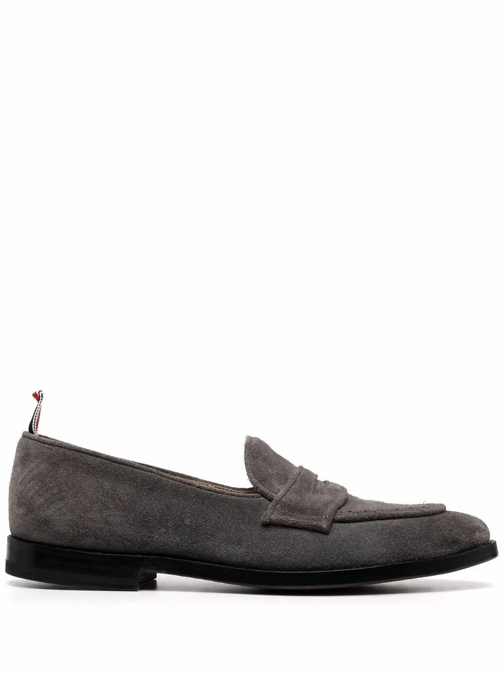 

Thom Browne RWB stripe tab loafers - Grey