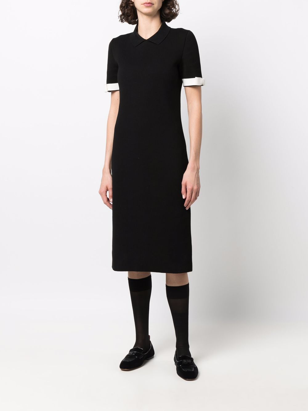 Thom Browne Jurk met strikdetail - Zwart