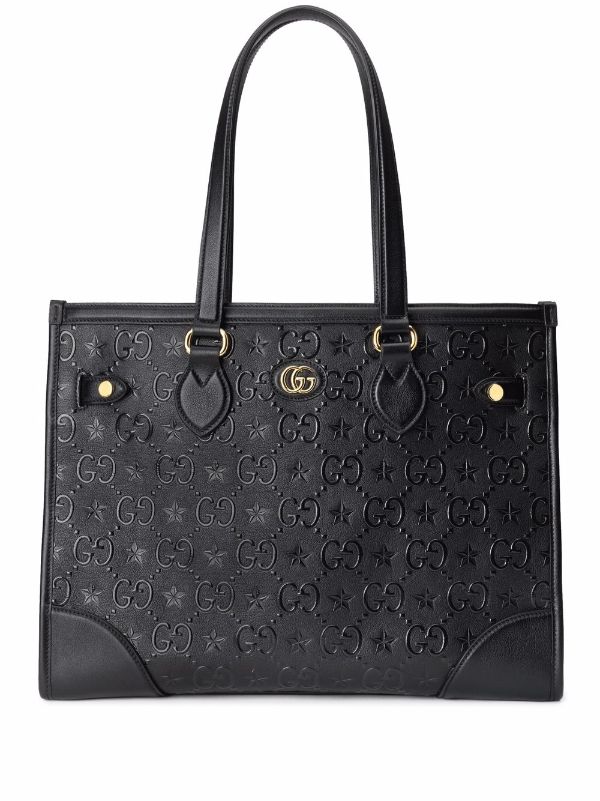 Gucci GG-embossed Mini Leather Tote Bag - Farfetch