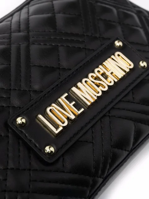 moschino strap bolsa