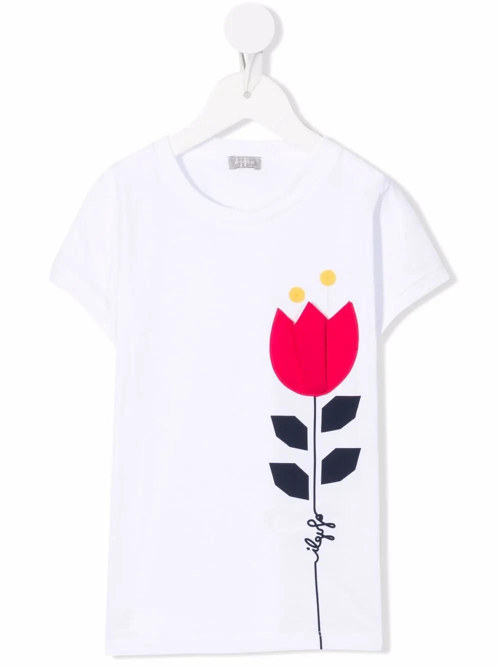 

Il Gufo flower-print T-shirt - White