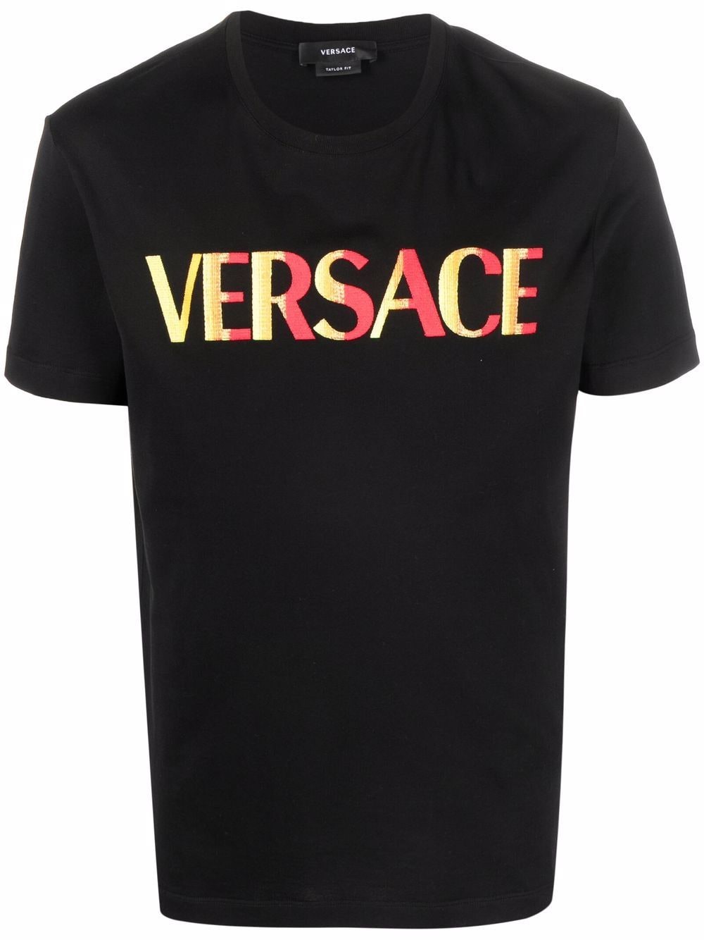 фото Versace футболка с вышитым логотипом