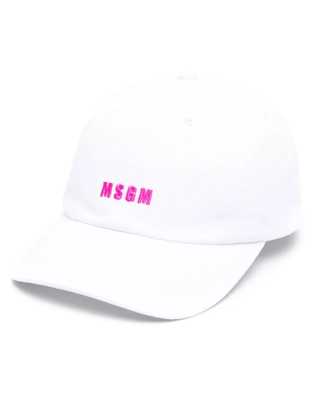 

MSGM gorra con logo bordado - Blanco