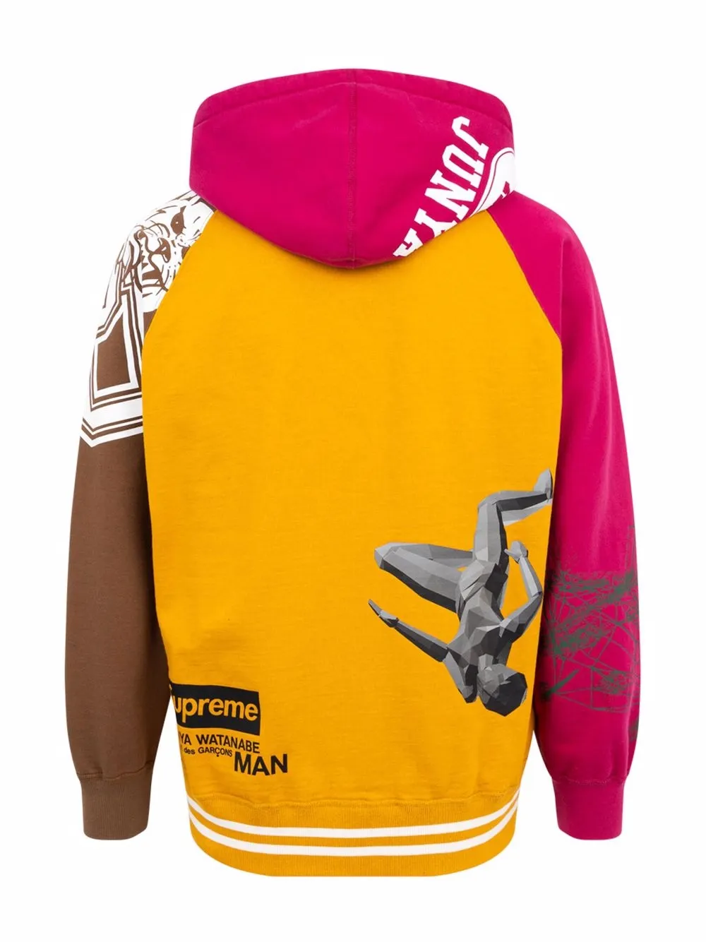 大特価市supreme junya watanabe hooded M pink スウェット