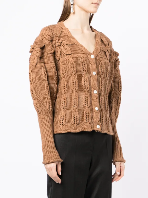 shrimps floral cardigan