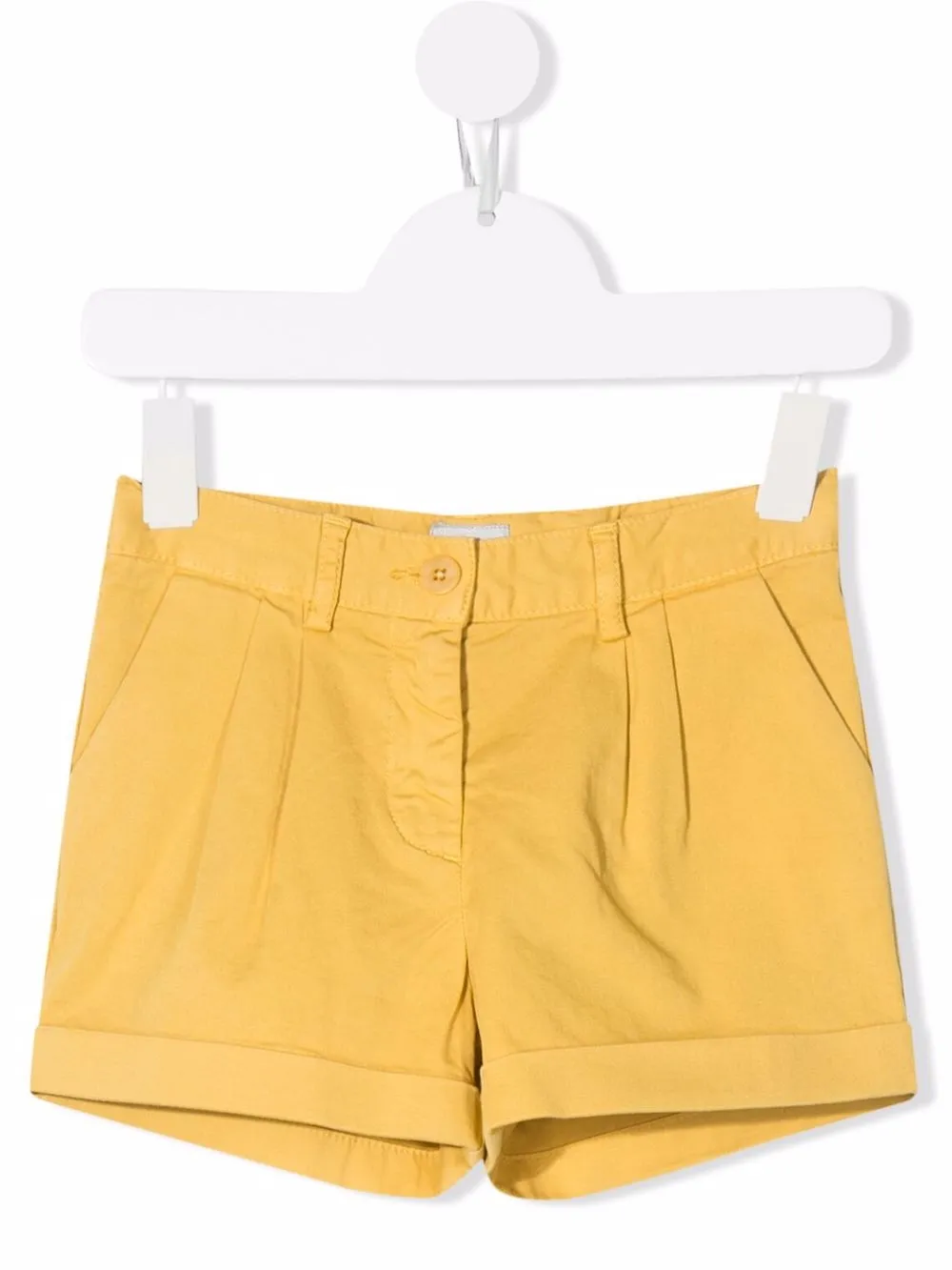 

Il Gufo shorts con pinzas - Amarillo