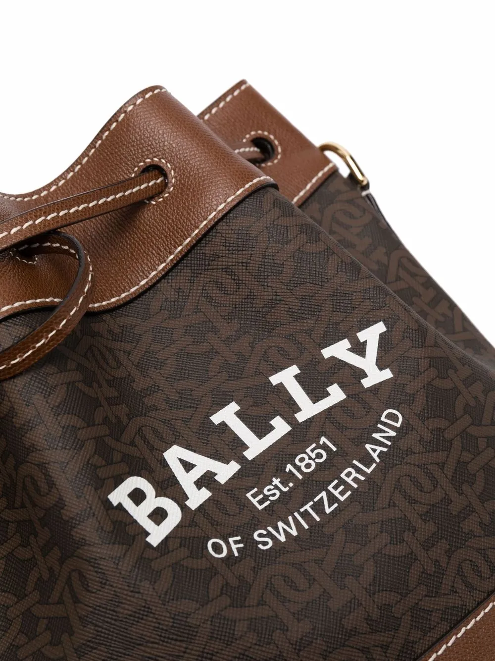 фото Bally сумка-ведро с логотипом