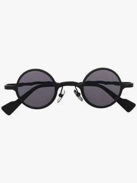Kuboraum knarled-arm rounded sunglasses