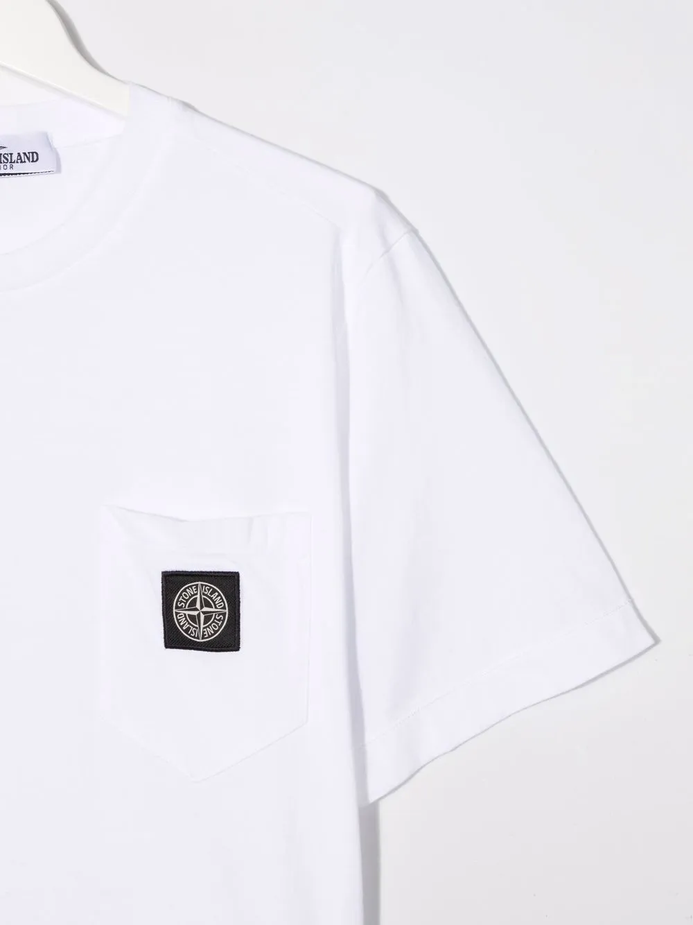 фото Stone island junior футболка с нашивкой-логотипом