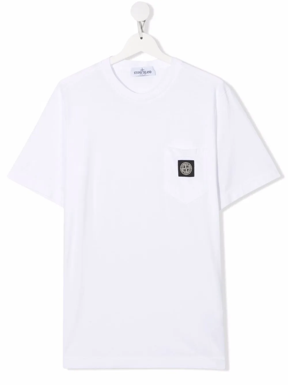 фото Stone island junior футболка с нашивкой-логотипом