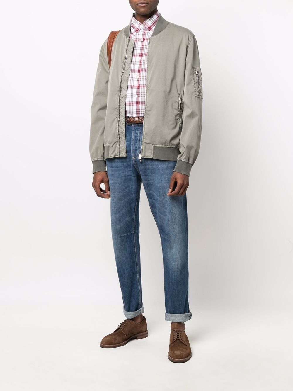 Brunello Cucinelli plaid-check long-sleeve Shirt - Farfetch