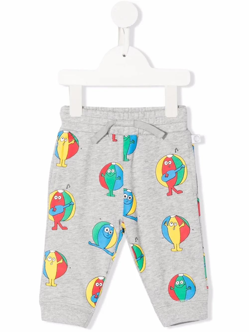 

Stella McCartney Kids joggers con estampado de boceto - Gris