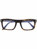 TOM FORD Eyewear tortoiseshell-frame glasses - Brown