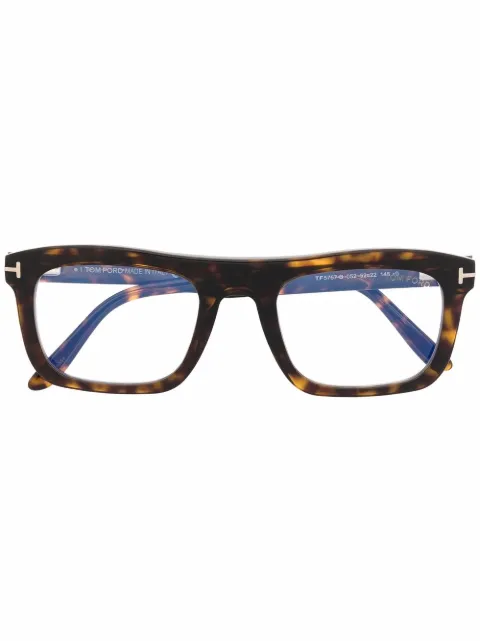 TOM FORD Eyewear tortoiseshell-frame glasses