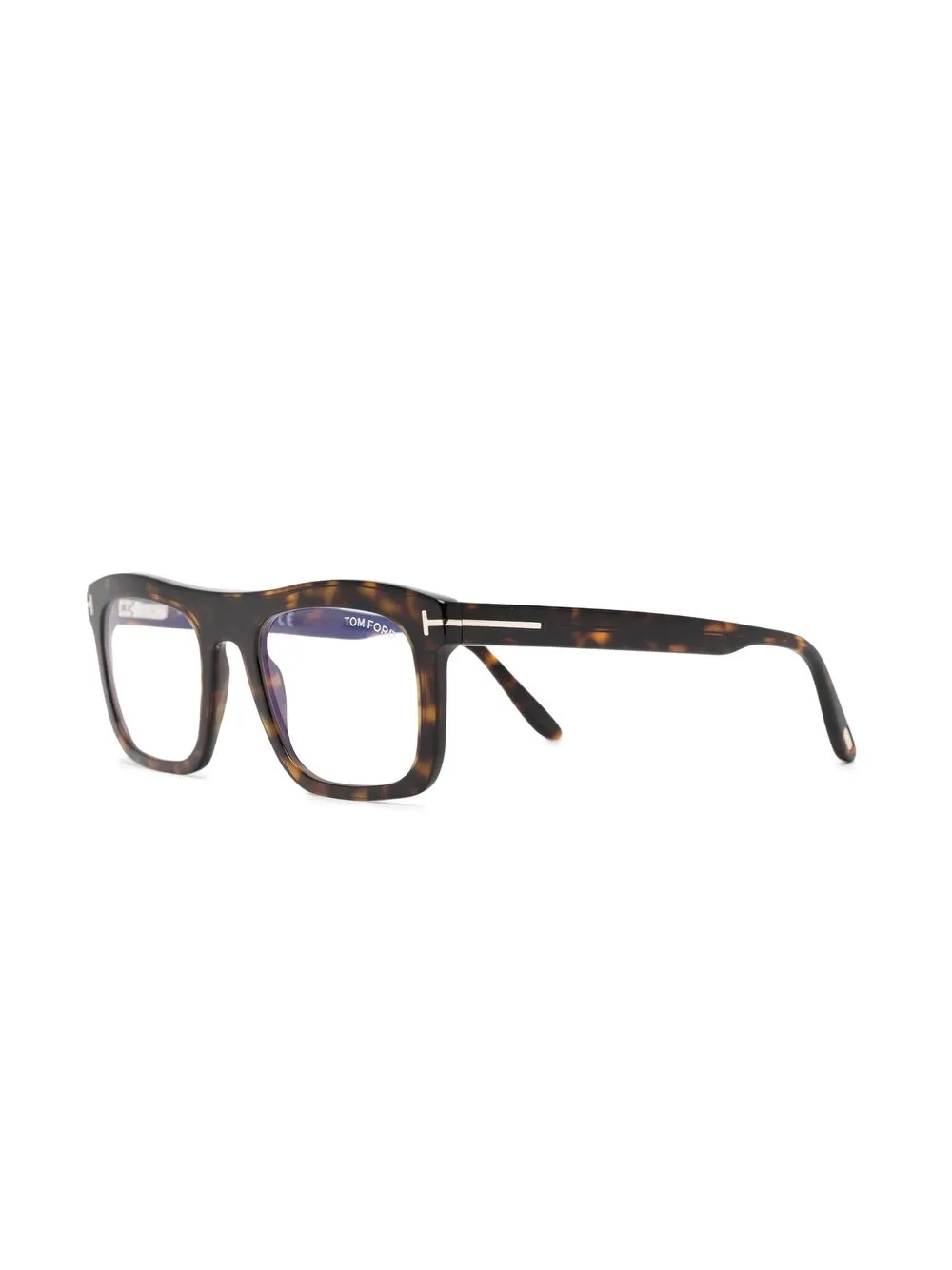 TOM FORD Eyewear Bril met schildpadschild design - Bruin