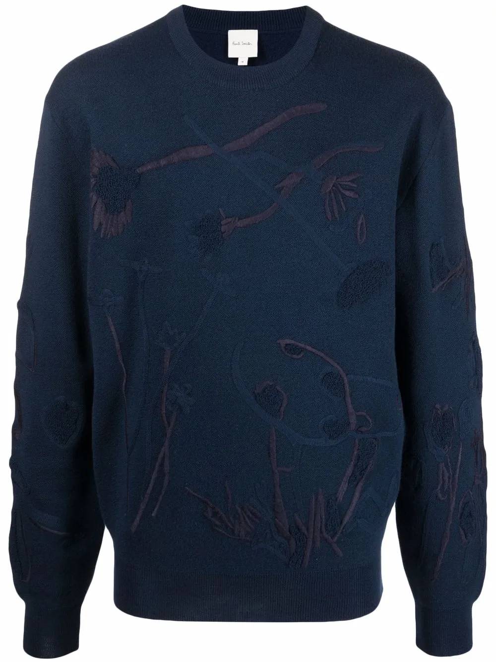 

Paul Smith embroidered wool jumper - Blue