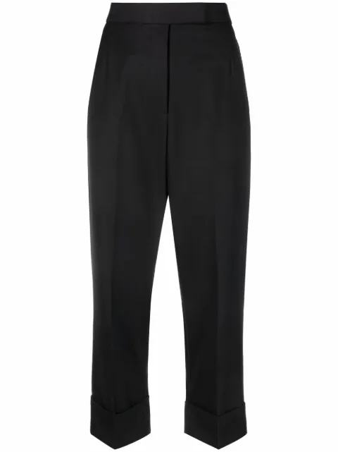 Thom Browne pearl-detailing tailored wool trousers